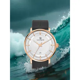 SANSIMAYO Men Dial & Bracelet Style Straps Analogue Watch SM-M-171-B-RG-W-picture-26