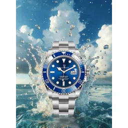 SANSIMAYO Men Zoro Stainless Steel Bracelet Style Straps Analogue Watch SM-M-94-S-S-BL-picture-17