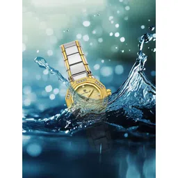 SANSIMAYO Unisex Dial & Stainless Steel Bracelet Style Straps Analogue Watch SM-L-219-TTSG-SG-G-picture-39