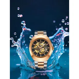 SANSIMAYO Unisex Dial & Stainless Steel Bracelet Style Straps Analogue Watch SM-M-209-TTSRG-RG-GB-picture-21