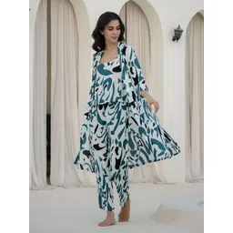 SANSKRUTIHOMES Women Printed Night suit-picture-18