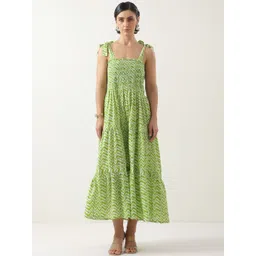 SANSKRUTIHOMES Women Striped A-Line Maxi Dress-picture-19