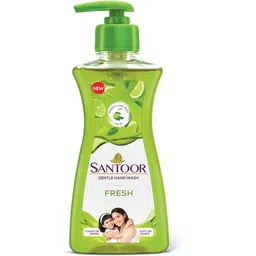santoor Gentle Hand Wash Fresh Pack Of 1 Hand Sanitizer-picture-17