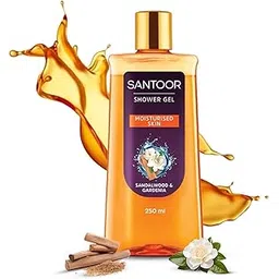 Santoor Moisturizing Shower Gel With Natural Sandalwood & Gardenia Extracts| For Men & Women| Moisturizing Body Wash With Glycerin | Suitable For All Skin Types| No Parabens| No Silicones| 250ml-picture-28