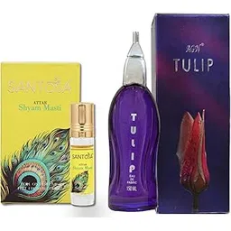 Santosa Shyam Masti Attar, 6ml, and Tulip Luxury Apparel Perfume, 150ml-picture-11