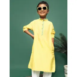 Sanwara Kids Yellow Kurta-picture-43