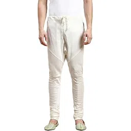 sanwara Men's Art Silk Pyjamas in Solid Beige from-picture-28