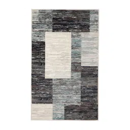 Sapana Carpet-Mats Grey & Beige Geometric No Shredding Carpet-picture-23