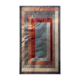 Sapana Carpet-Mats Grey & Beige Geometric No Shredding Carpet-picture-24