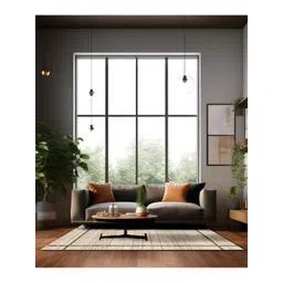 Sapana Carpet-Mats Grey & Off White Striped Anti-Skid Woollen Carpet-picture-17