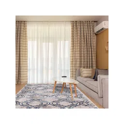 Sapana Carpet-Mats Grey & White Abstract Anti-Skid Carpet-picture-32