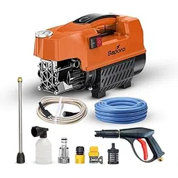 Saporo Quickjet High Pressure Car Washer - Portable with 1800 Watts Motor & Upto 120 Bar, 6.5 LTR/min Pressure - Auto Stop System - Designed for Home, Car & Bike Cleaning - Includes 9 Accessories-picture-17