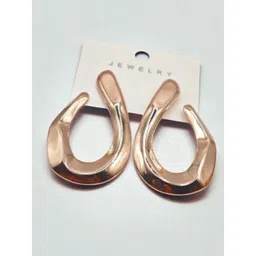 SAPRAA TRENDS Gold-Plated Stainless Steel Anti Tarnish Teardrop Shaped Studs-picture-26