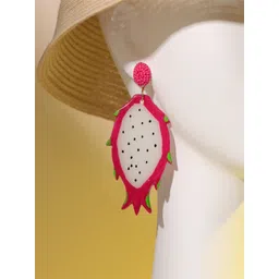 SAPRAA TRENDS Gold-Plated Stainless Steel Drop Earrings image 4