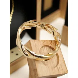 SAPRAA TRENDS Stainless Steel Gold Plated Cuff Bracelet-picture-20