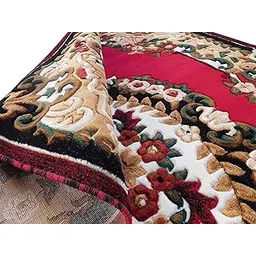 Sara Carpets Beatiful Floral Design Mordern Carpet for Living Room and Bed Room with 1 inch Thickness - 5 x 7 Feet Multi-picture-19