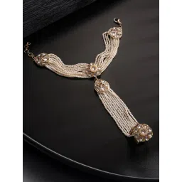 Saraf RS Jewellery Gold Statement Kundan Studded Designer Pearl Beaded Bridal Haathphool-picture-18