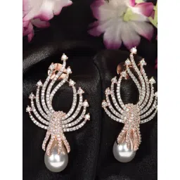 Saraf RS Jewellery Luxurious Pearl & AD Studded Earring-picture-44