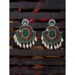 Saraf RS Jewellery Multicoloured Contemporary Dropdown Earrings-picture-29