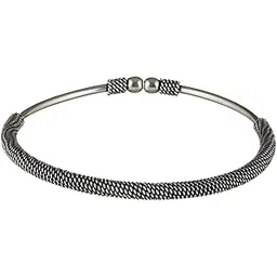 saraf rs jewellery Rhodium Oxidised Antique Kada Anklet, Traditional Kada, Single Pc for Women, Girls-picture-12