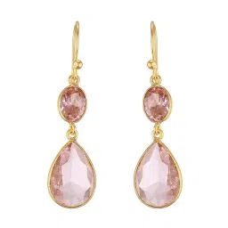 Saraf RS Jewellery Statement Cyrstal Tear Shaped Minimal Drop Earring for Women-picture-43