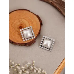 Saraf RS Jewellery White Statement Brass Earrings for Women-picture-24