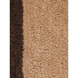 Saral Home 2-Pcs Brown & Beige Printed Antiskid Bath Rugs image 3