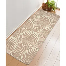 Saral Home Anti Skid Cotton Yoga Exercise Rugs - Beige-picture-22