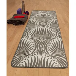 Saral Home Anti Skid Cotton Yoga Exercise Rugs - Grey-picture-10