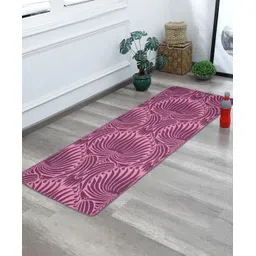 Saral Home Anti Skid Cotton Yoga Exercise Rugs - Purple-picture-17