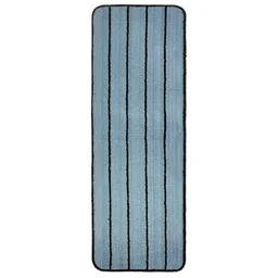 Saral Home Anti Slip Polyester Rectangle Shaped Kitchen Runner Stripe Mat - Blue-picture-14