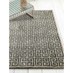 Saral Home Beige & Grey Printed Cotton Rectangular Carpet-picture-35