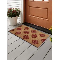 Saral Home Beige & Red Coir 6172 GSM Door Mat - Set of 1-picture-20