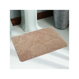 Saral Home Beige Cotton 1250 GSM Bath Mat - Set of 1-picture-37