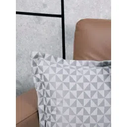 Saral Home Beige Cotton Cushion Covers - Set of 2 image 3