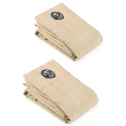 Saral Home Beige Cotton Plain Curtain-picture-19