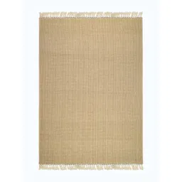 Saral Home Beige Geometric Woven Design Anti-Skid Carpet-picture-10