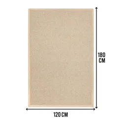 Saral Home Beige Jute & Cotton Anti-Slip Strong Border Carpet-picture-48