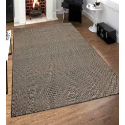 saral home Black Abstract Jute 5 ft x 7 ft Hand Woven Carpet-picture-12