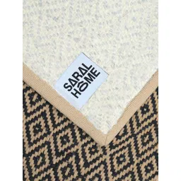 Saral Home Black & Beige Printed Anti-Skid Floor Runner image 4