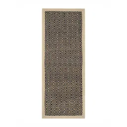 Saral Home Black & Beige Printed Anti-Skid Floor Runner image 1