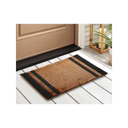 Saral Home Black & Beige Printed Cotton Anti-Skid Doormat-picture-42