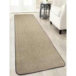 Saral Home Black & Biege Geometric Handloom Made Anti-Skid Floor Runner-picture-31