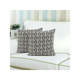 Saral Home Black & White Cotton Cushion Covers - Set of 2-picture-10
