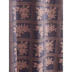 Saral Home Blue & Beige Floral Room Darkening Window Curtain-picture-38