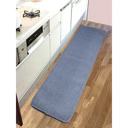 Saral Home Blue Handloom Solid Runner-picture-55