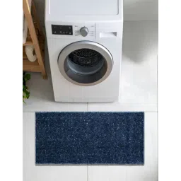 Saral Home Blue Polyester Antiskid Modern Design Runner-picture-24