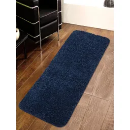 Saral Home Blue Solid Shaggy Floor Runner-picture-25