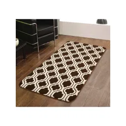 Saral Home Brown & Beige Cotton 1900 GSM Bath Mat - Set of 1-picture-43