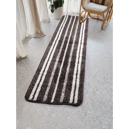 Saral Home Brown & Beige Striped Anti-Skid Floor Runner-picture-21